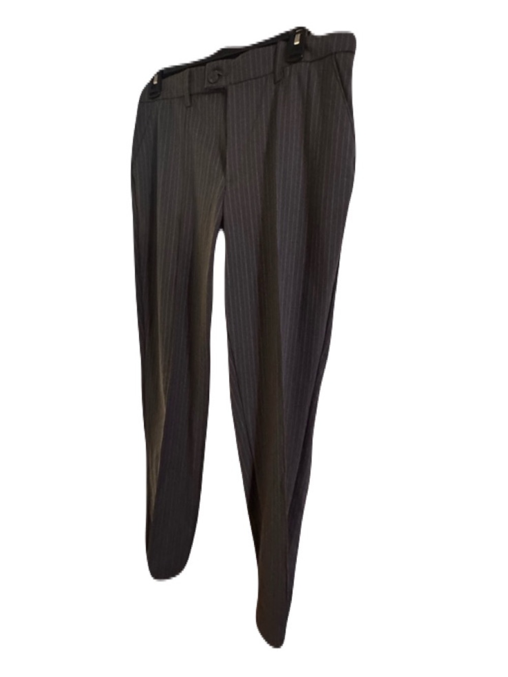 Lee’s Women’s Pinstripe Dress Pants - Grey